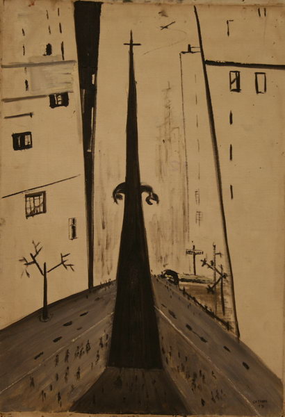 Cityscape (1953) | Oil on Canvas | 65 x 46 cm
