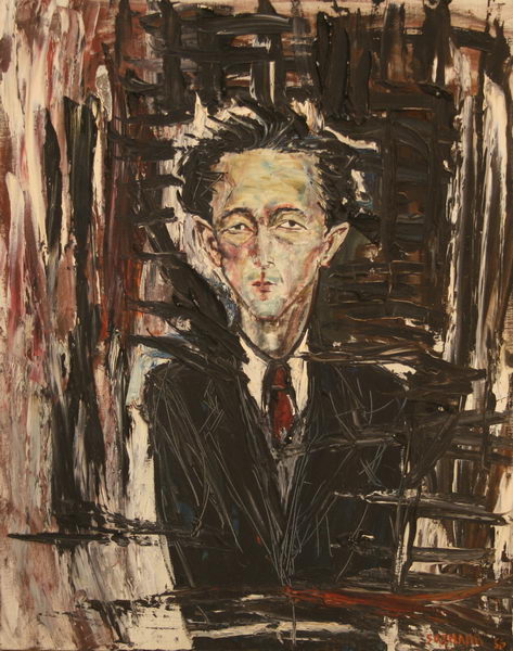 Man (1956) | Oil on Canvas | 92 x 74 cm