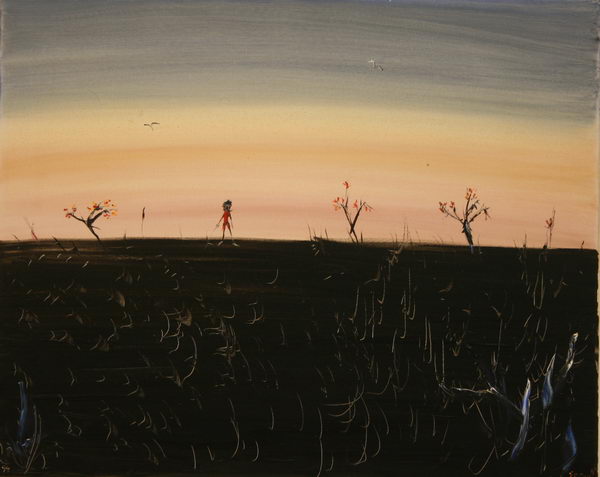 Alone in the Field (1994) | Oil on Canvas | 60 x 75 cm
