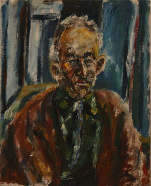 An old Farmer (1945) | Oil on Canvas | 50 x 40 cm
