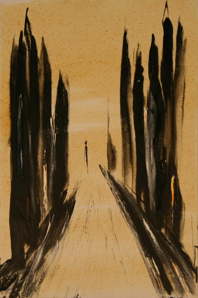 Alone IV. (1994) | Acryl on Canvas | 75 x 50 cm